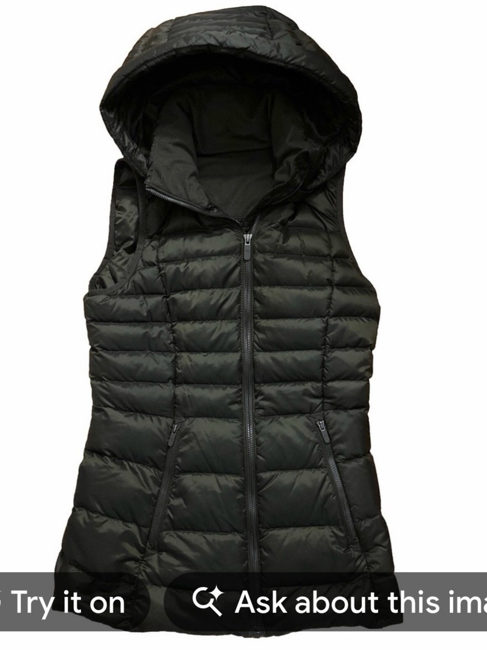 Lululemon Brave the Cold Down Puffer Vest - Black - Size 10 (EUC)